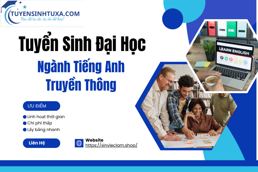 Tuyển Sinh Đại Học Ngành Tiếng Anh Truyền Thông - Học Cấp Tốc - Lấy Bằng Nhanh